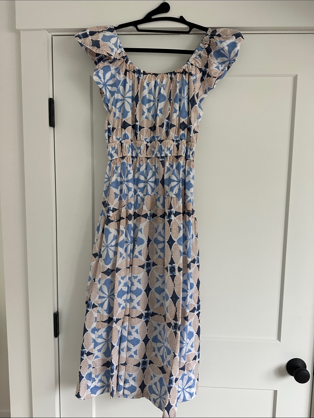 Marea Jane Dress - Blue Cafe Tile